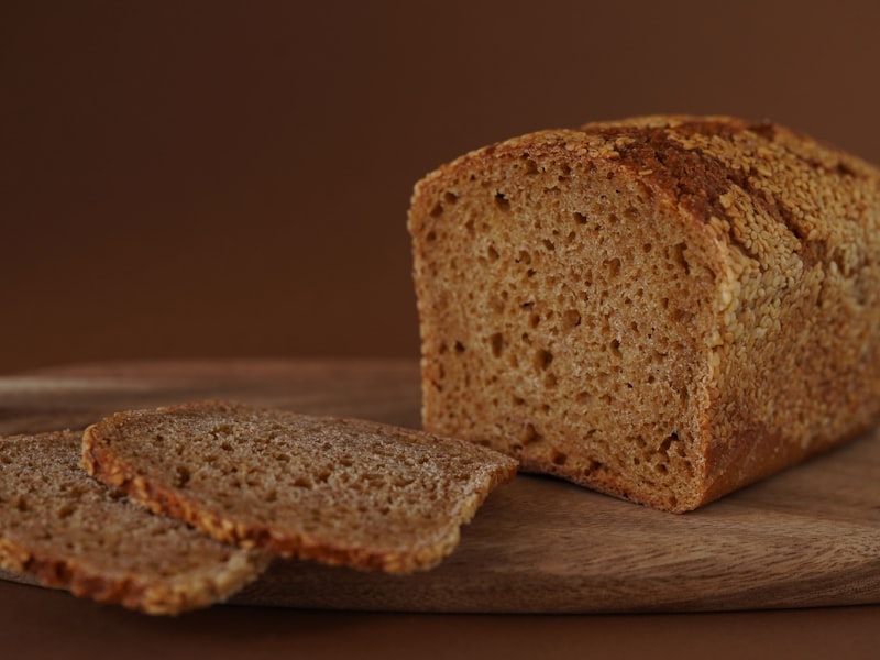 Sourdough loaves baked in bread pans
